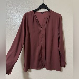 Express Dusty Rose Blouse